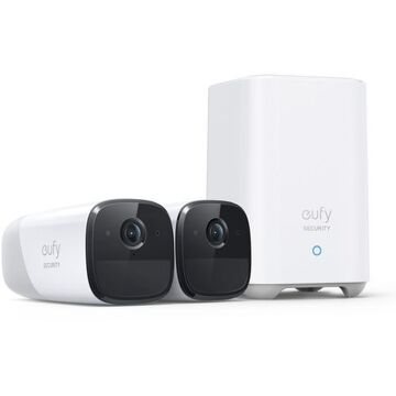 Anker EufyCam 2 Pro 2 camera's + basisstation IP-camera Wit