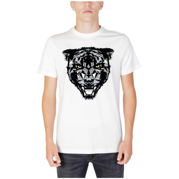 Antony Morato Witte Print T-shirt voor Heren Antony Morato , White , Heren - L