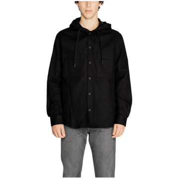 Antony Morato Zwarte Hoodie van Katoen Antony Morato , Black , Heren - 2Xl,Xl,L,M,S