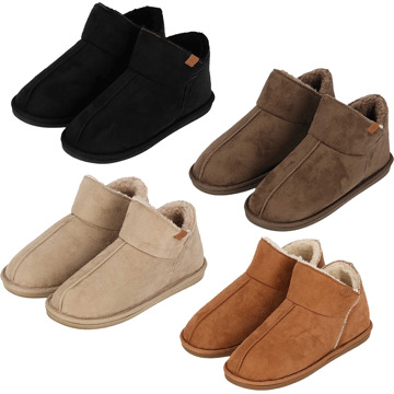 Apollo Pantoffels Dames Boots Suede Cognac-37/38 - 37/38