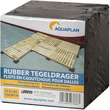 Aquaplan | Rubber Tegeldrager | Zwart