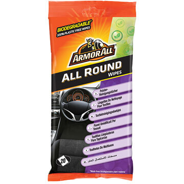 Armor All Bio Textiel Reinigingsdoekjes 20 stuks