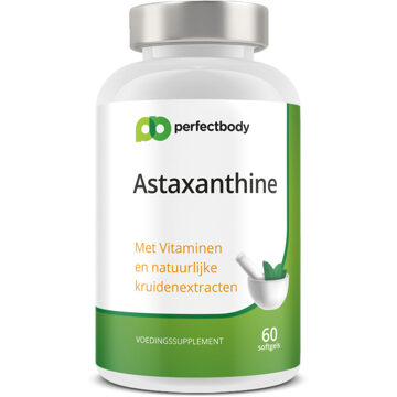 Astaxanthine Capsules - 60 Softgels - PerfectBody.nl