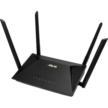 Asus RT-AX53U WiFi 6 Router Mesh router Zwart