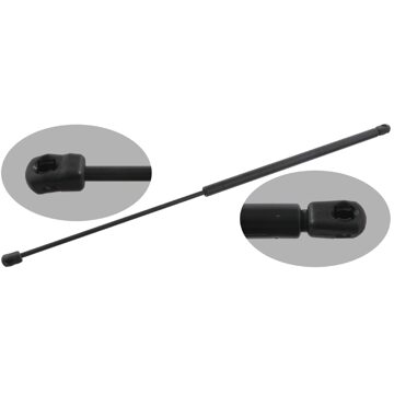 Audi Gasdrukveer, motorkap