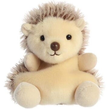 Aurora Pluche dieren knuffels egel - 13 cm - Egels knuffels - Knuffeldier Bruin