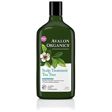 Avalon Organics Shampoo Tea Tree hoofdhuid behandeling (325 ml) - Avalon Organics