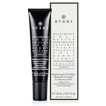 Avant Oogmasker Avant Brightening & De-Puffing Hyaluronic Overnight Eye Recovery Mask 15 ml