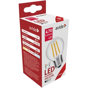 Avide LED Filament Mini 470 lm 4,5W E27 warmwit