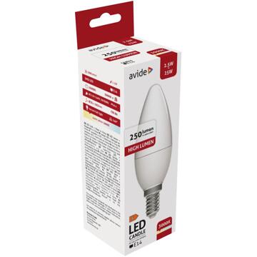 Avide LED lamp E14 4W 3000K WW 320lm warmwit