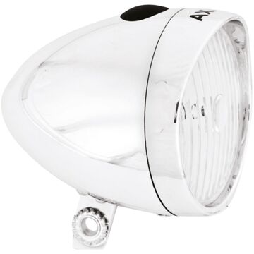 Axa Koplamp Classic LED Batterij Zilver Zilverkleurig