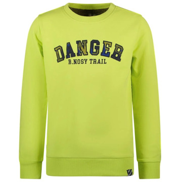 B.Nosy Jongens sweater sef sharp Groen - 134/140