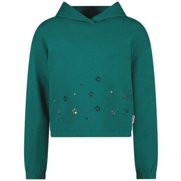 B.Nosy Meisjes sweater stella storm Groen - 104