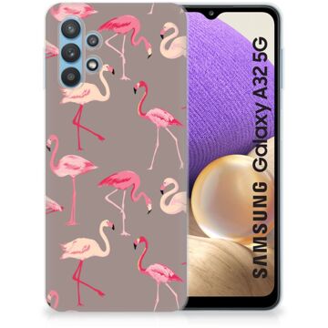 B2Ctelecom Cover Case Samsung Galaxy A32 5G Smartphone hoesje Flamingo