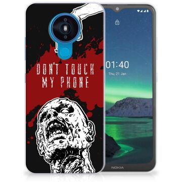 B2Ctelecom GSM Hoesje Nokia 1.4 Back Case TPU Siliconen Hoesje Zombie Blood