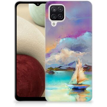 B2Ctelecom GSM Hoesje Samsung Galaxy A12 Back Case TPU Siliconen Hoesje Boot