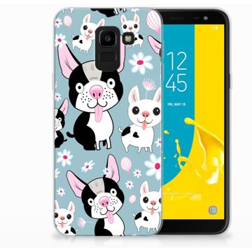 B2Ctelecom Samsung Galaxy J6 2018 TPU Hoesje Design Hondjes