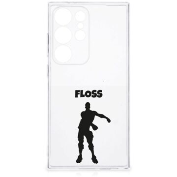 B2Ctelecom Samsung Galaxy S24 Ultra Telefoonhoesje met Naam Floss