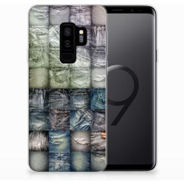 B2Ctelecom Samsung Galaxy S9 Plus Uniek TPU Hoesje Spijkerbroeken