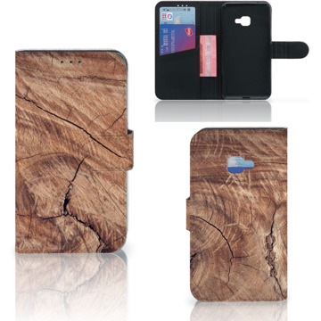 B2Ctelecom Samsung Galaxy Xcover 4 Wallet Book Case Hoesje Design Tree Trunk