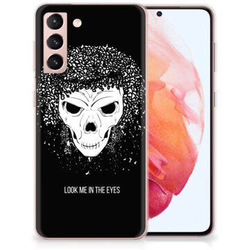 B2Ctelecom TPU Bumper Samsung Galaxy S21 Smartphone hoesje Skull Hair