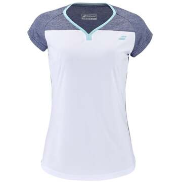 Babolat Play Cap Sleeve T-shirt Dames wit