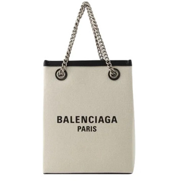 Balenciaga Katoenen Handtas met Afneembare Zak Balenciaga , Beige , Dames - ONE Size