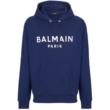 Balmain Paris hoodie Balmain , Blue , Heren - 2Xl,Xl,M,S,Xs,3Xl