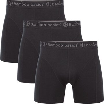 Bamboo Basics boxershort Rico met bamboe (set van 3) Zwart - XL