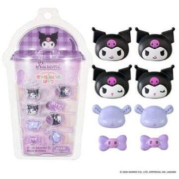 Bandai Sanrio Kuromi Nail Art Parts 1 set