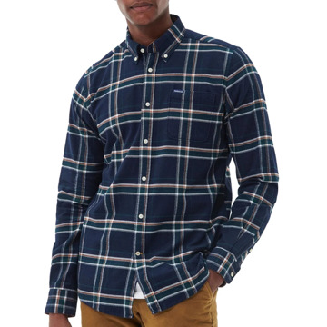 Barbour Casual Tailored Check Overhemd Barbour , Blue , Heren - 2Xl,Xl,L,M,S