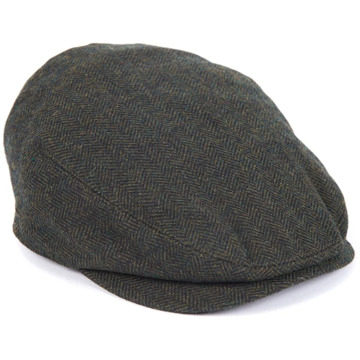 Barbour Traditionele wollen blend Flat Cap Barbour , Green , Heren - XL