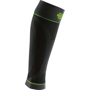 Bauerfeind Sports Compression Kuitsleeve Zwart-Maat M: A 35 - 43 cm en B 21 - 24...