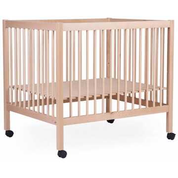 Béaba CHILDHOME Kinderbox 97 natuurlijk 75 x 95 cm + wielen Wit