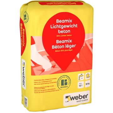 Beamix Weber Beamix Lichtgewicht Beton 18kg