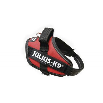 Beeztees Julius K9 hondentuigje Mini 49 tot 67 cm nylon rood/zwart