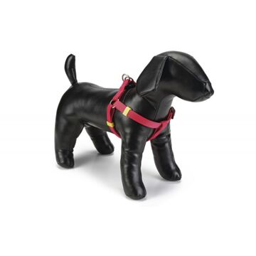 Beeztees nylon borsttuig uni roze 46-75 cm x 20 mm