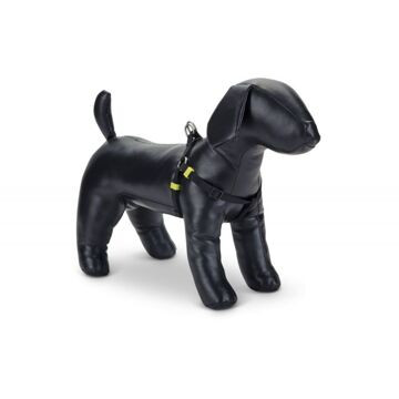 Beeztees nylon borsttuig Uni zwart 45 - 75 cm x 20 mm