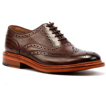 Ben Sherman Sugarman Brogue Leer Heren Mokka Veterschoenen Bruin