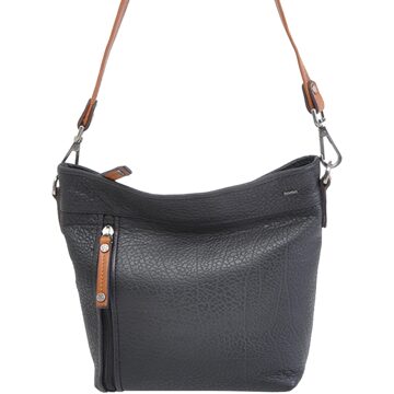 Berba Crossbodytas Chamonix Leer - zwart