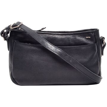 Berba Lucca Crossbody S navy damestas Blauw - H 15 x B 28 x D 4 cm