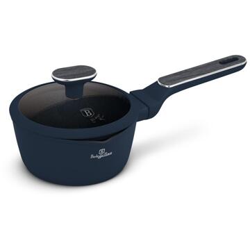 BerlingerHaus Berlinger Haus Steelpan met deksel Ø16cm blauw