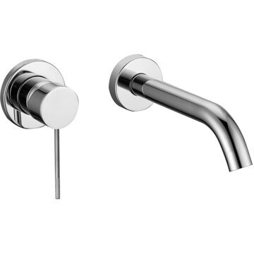 Best Design Best-Design "Chrome-Decorata" Inbouw-Wandmengkraan Uitl=20 cm Chroom