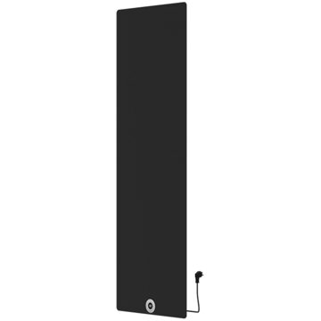 Best Design Elektrische Radiator Brenner Black 180x60 cm 1200W Mat Zwart