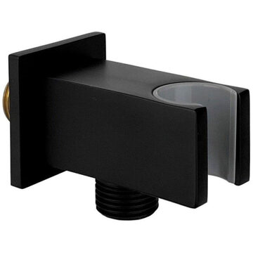 Best Design RVS Nero Stool opsteek muuraansluiting mat zwart