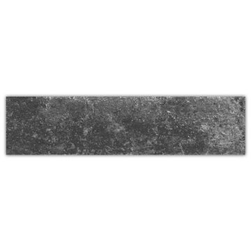 Bestile Tegel tiziano negro 7,0x28,0cm Zwart,Donkergrijs