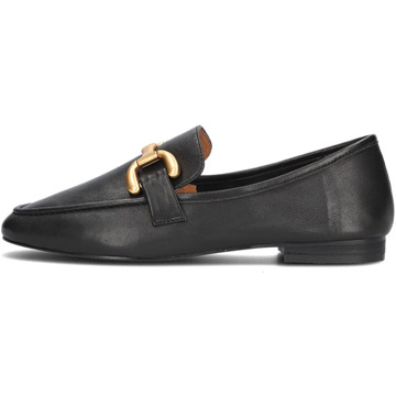 Bibi Lou Zwarte Loafer met Gouden Detail Bibi Lou , Black , Dames - 40 Eu,38 Eu,41 Eu,37 Eu,42 Eu,39 EU