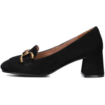 Bibi Lou Zwarte Suède Pump met Gouden Kettingdetail Bibi Lou , Black , Dames - 39 Eu,38 EU