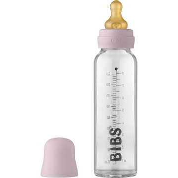 BIBS Babyflessen Compleet Set 225 ml, Donker Lila Blauw - 255ml