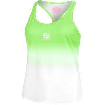 Bidi Badu Crew Gradiant Tanktop Dames-Neongroen,Wit - M